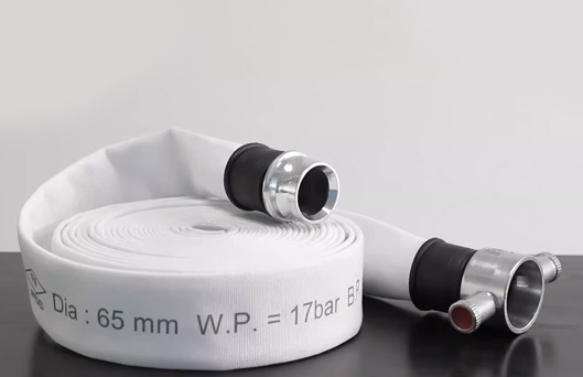 สายส่งน้ำดับเพลิงแบบแจ็คเก็ตคู่